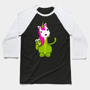 unicorn dinosaur Baseball T-Shirt